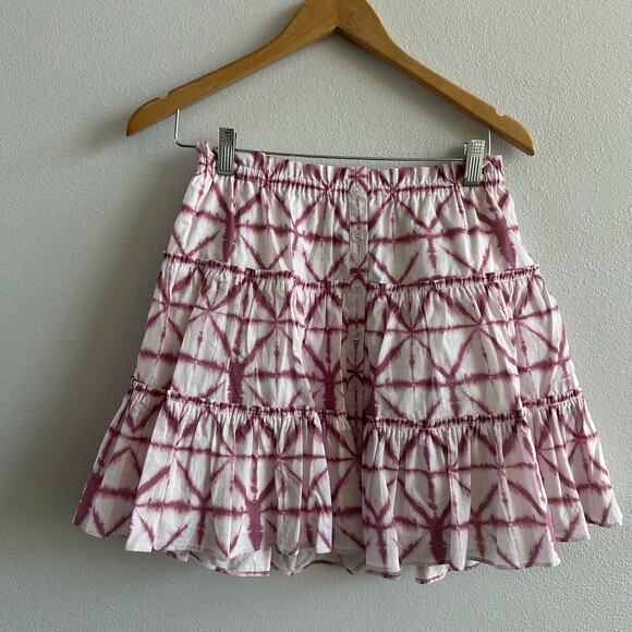 INTERMIX Estelle Batik Cotton Mini Skirt Size Small New - Picture 1 of 5